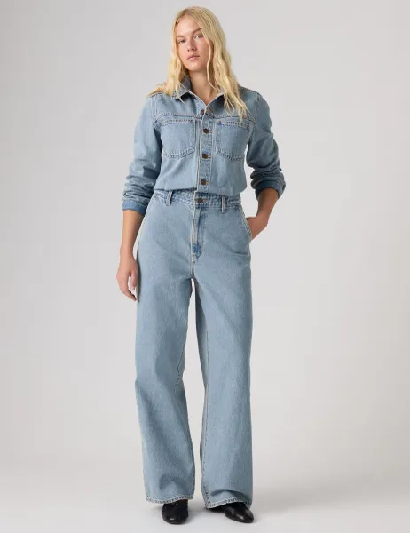 Levi's Levi's Denim Wide Leg Jumpsuit