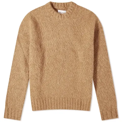 Rasmus Relaxed Flame Alpaca Crew Knit