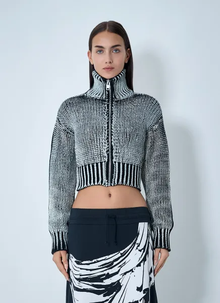 Coated Rib Cardigan
