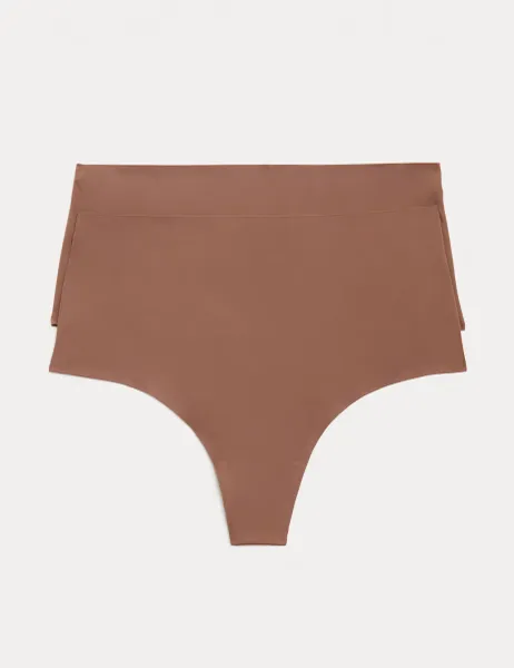 Body by M&S 2 Pack Body Invisibles No VPL Shaping Thongs Jasper