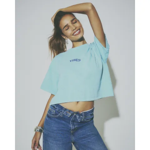 River Island Cotton Vibes T-Shirt