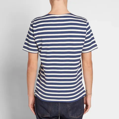 Mercerised Cotton Stripe Tee