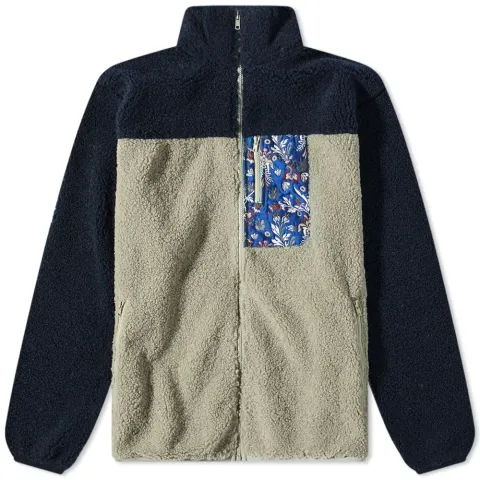 Clottee Contrast Pocket Fleece