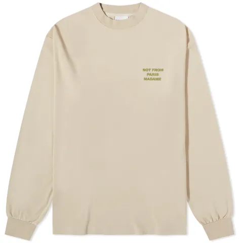 Drôle de Monsieur Not From Paris Madame Long Sleeve T-Shirt
