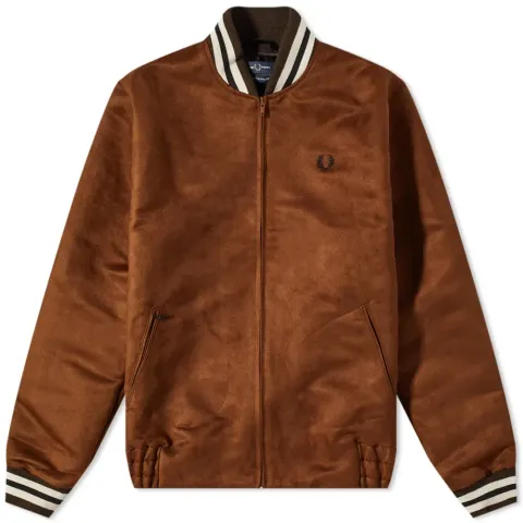 Made In England Suedette Tennis Bomber