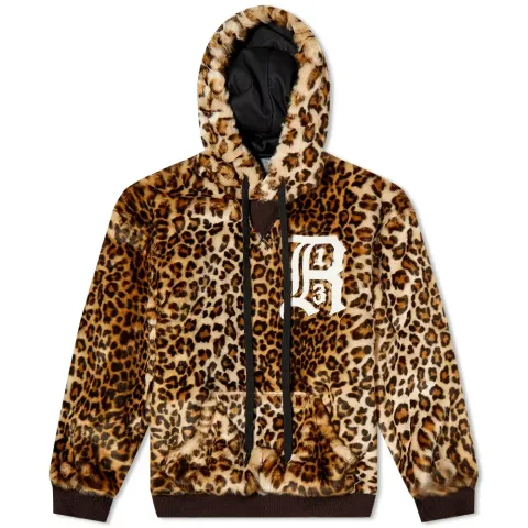 Oversized Faux Fur Hooded Jacket