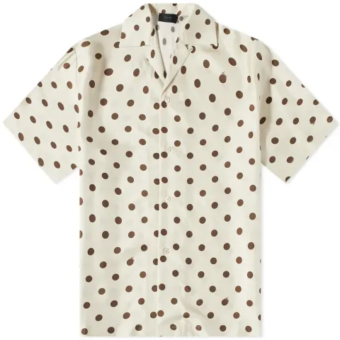 Polka Dots Silk Vacation Shirt