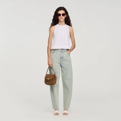 SANDRO Ruffle top