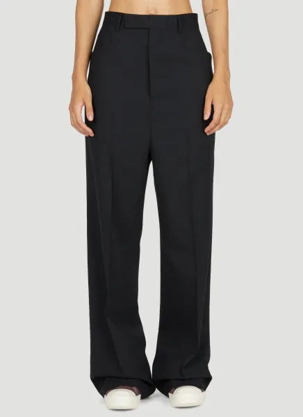 Wool High Rise Pants