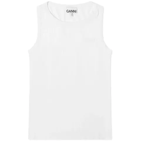 Fitted Ribbed Vest Top
