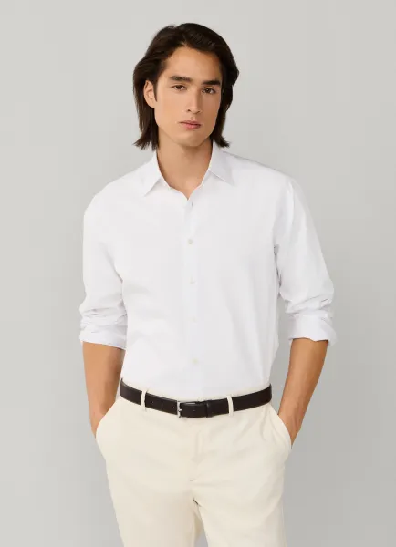 Classic Fit End-On-End Solid Shirt