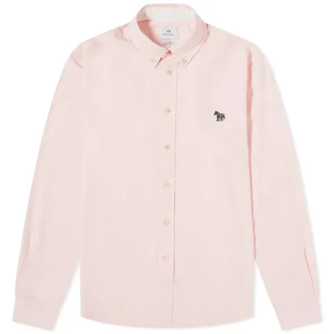 Button Down Zebra Oxford Shirt