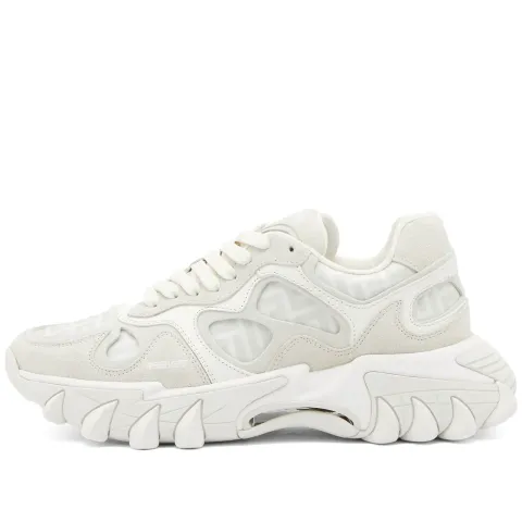 B-East Suede Monogram Sneakers