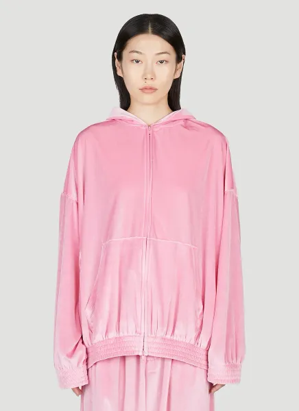 BB Paris Zip-Up Hooded Sweatshirt