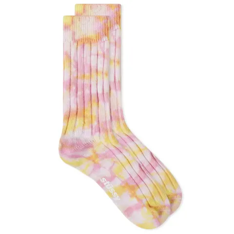 Multi Dyed Rib Socks