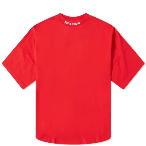 Mock Neck Logo T-Shirt