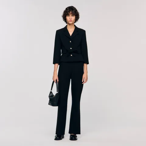 Straight-leg trousers