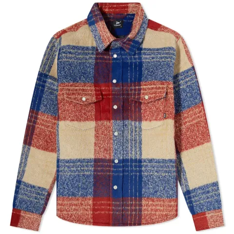 Wool Check Overshirt