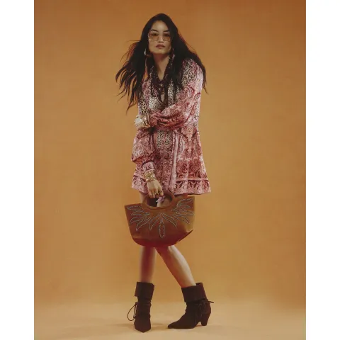 River Island Leopard Paisley Print Shirt Dress