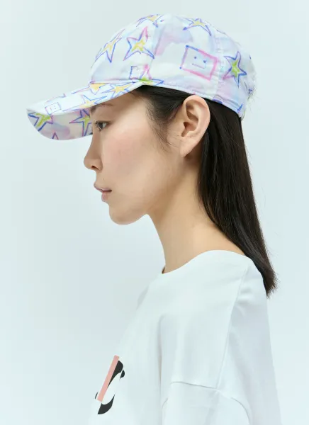 Micro Face Patch Baseball Cap
