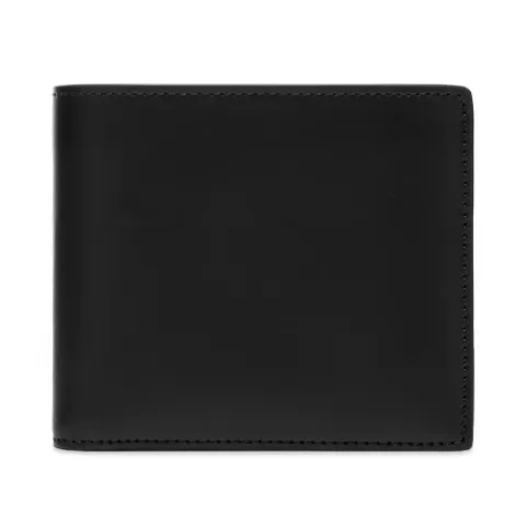 Classic Smooth Leather Billfold Coin Wallet
