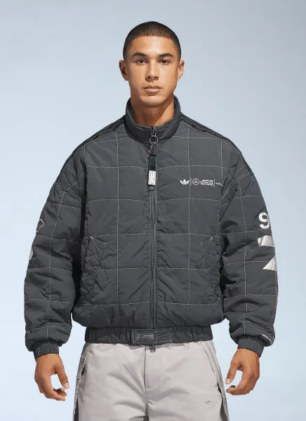 Logo Motif Bomber Jacket