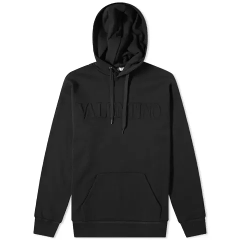 Embossed Logo Oversized Popover Hoodie