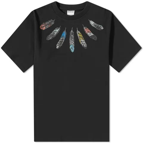 Collar Feathers Oversized T-Shirt