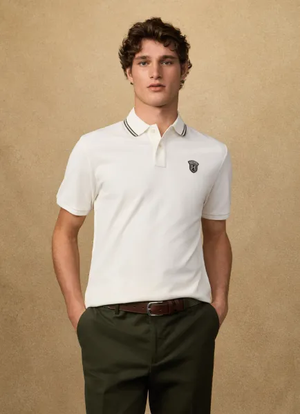 Classic Fit Short Sleeve Badge Polo