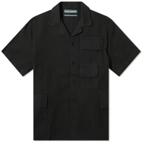 Short Sleeve Cotton Cargo Shirt