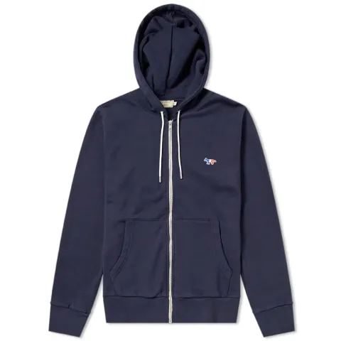 Maison Kitsuné Tricolour Fox Zip Hoody