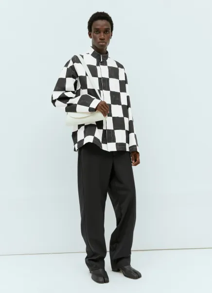 Printed Blouson Jacket