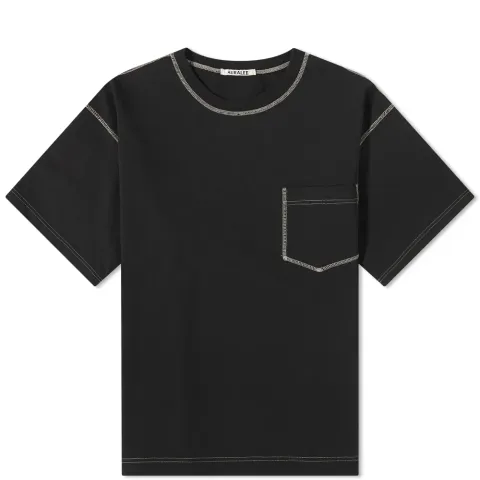 Contrast Stitch Heavy Relaxed T-Shirt