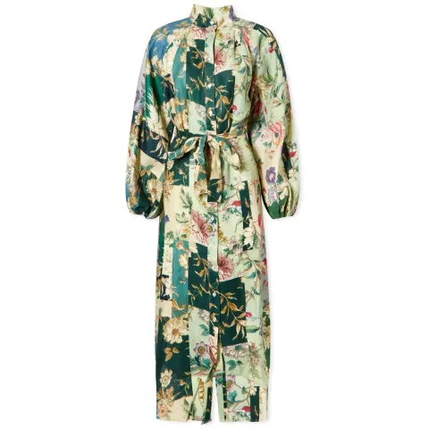 Loretta Patchwork Shirtdress