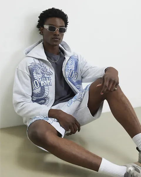 River Island Oversized Fit Hokkaido Hoodie