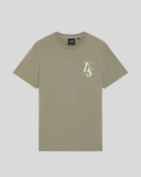Lyle & Scott Botanical Graphic T-Shirt