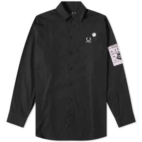 Back Patch Oversized Shirt