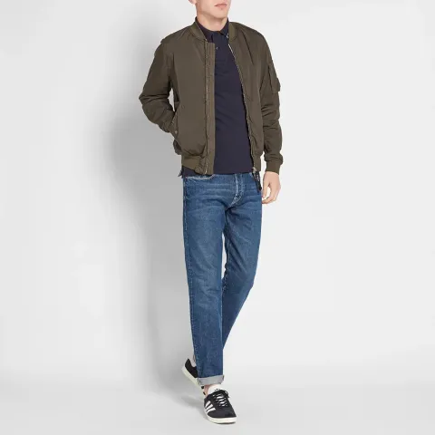 Arm Lens Bomber Jacket