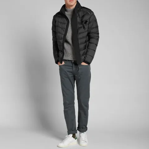 Slim Fit Cotton Satin Pant