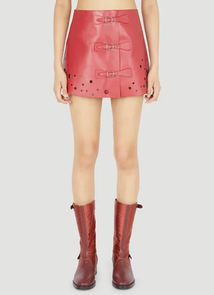 Cut Out Mini Skirt