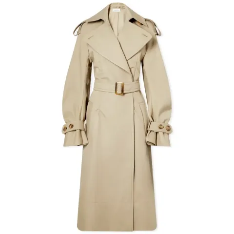 Slogan Trench Coat
