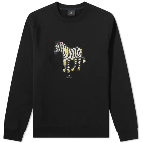 Zebra Print Crew Sweat