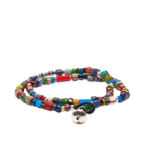 Double-Wrap Trade Beads Bracelet