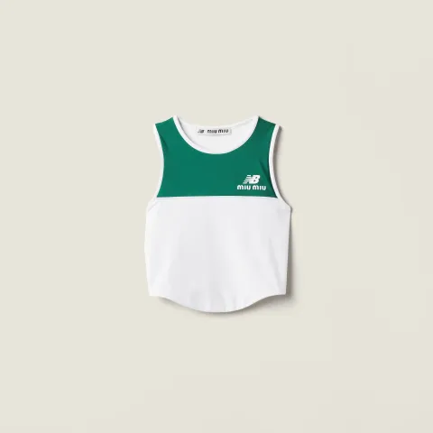 Stretch technical jersey top