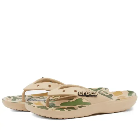 Classic Crocs Printed Camo Flip