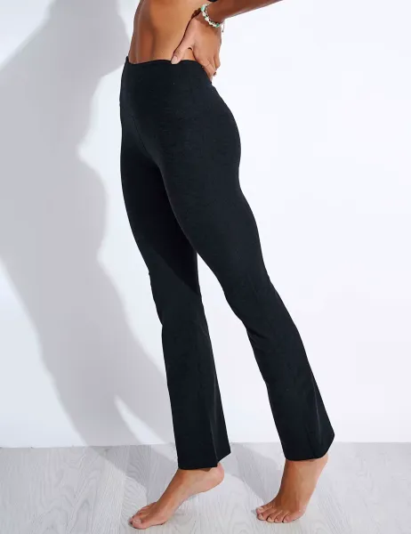 Beyond Yoga Spacedye Practice High Waist Flared Joggers Black