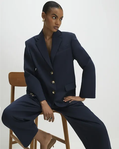 River Island Oversized Long Sleeve Blazer