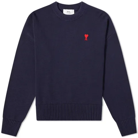 AMI Small A Heart Crew Knit