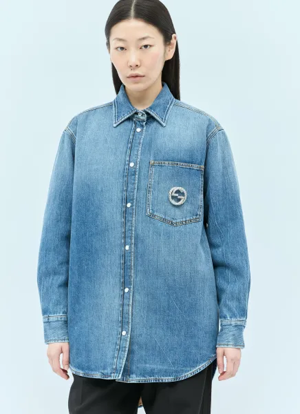 Washed Organic Denim Shirt
