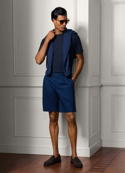 Classic Fit Sanderson Cotton-Silk Short